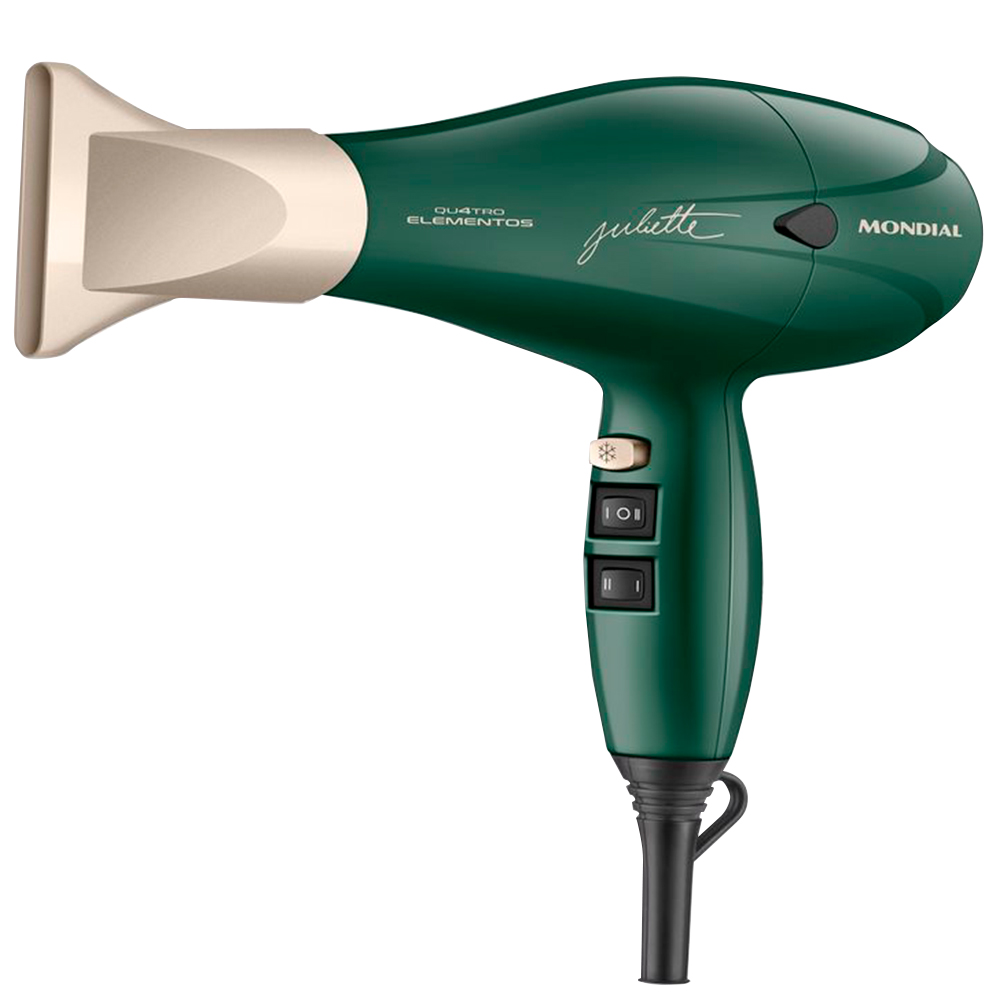 Secador de Cabelo Mondial Quatro Elementos By Juliette 2000W SCP-JU-02