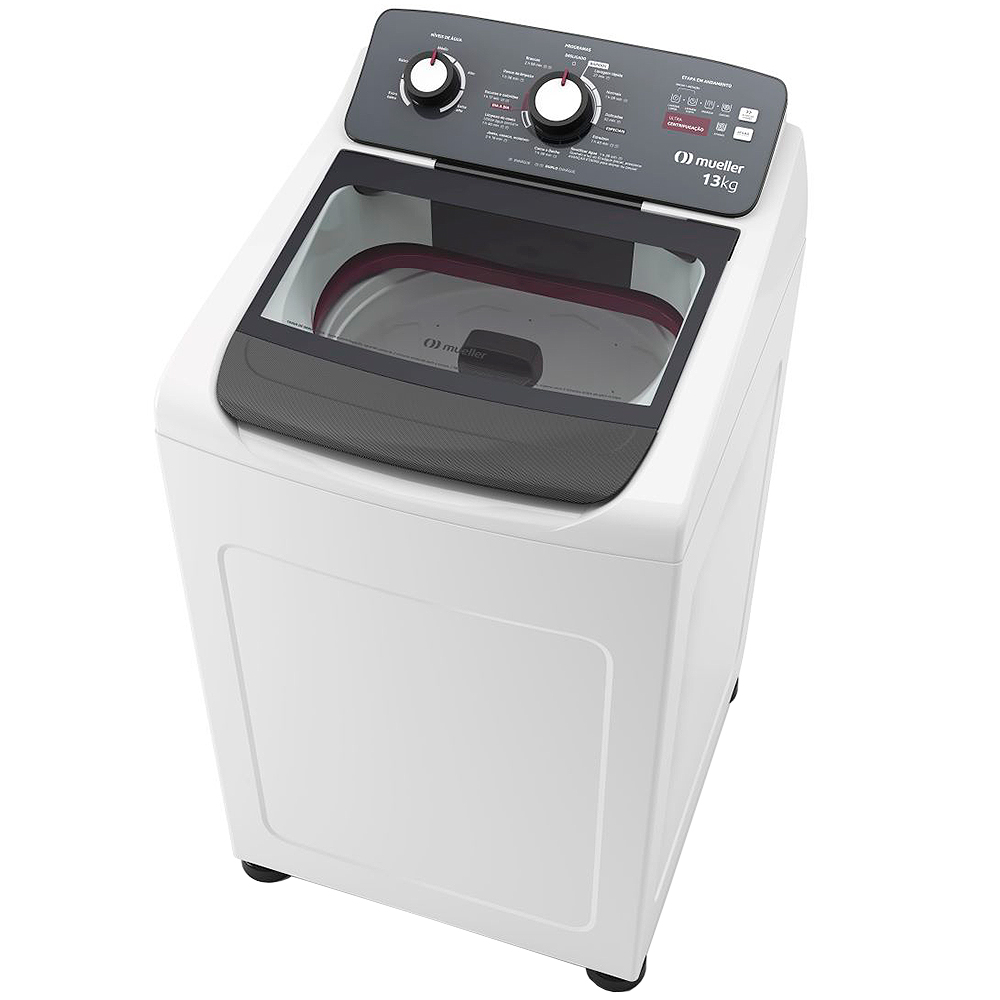 Máquina de Lavar Mueller 13kg Automática 11 Programas MLA13