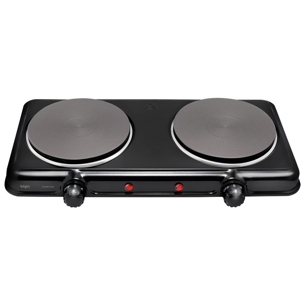 Fogão Cooktop de Mesa Portátil Elétrico 2 Bocas Elgin 42FOG020