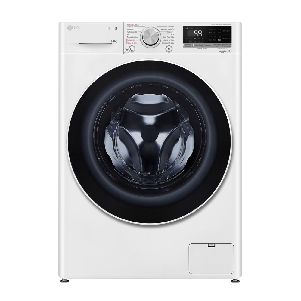 Lava e Seca Smart LG CV4 14kg Com InteligÑªncia Artificial CV5014WC4A