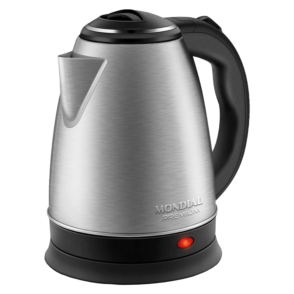 Chaleira Elétrica Mondial Pratic 2L Aço Inox Desligamento Automático CE-06