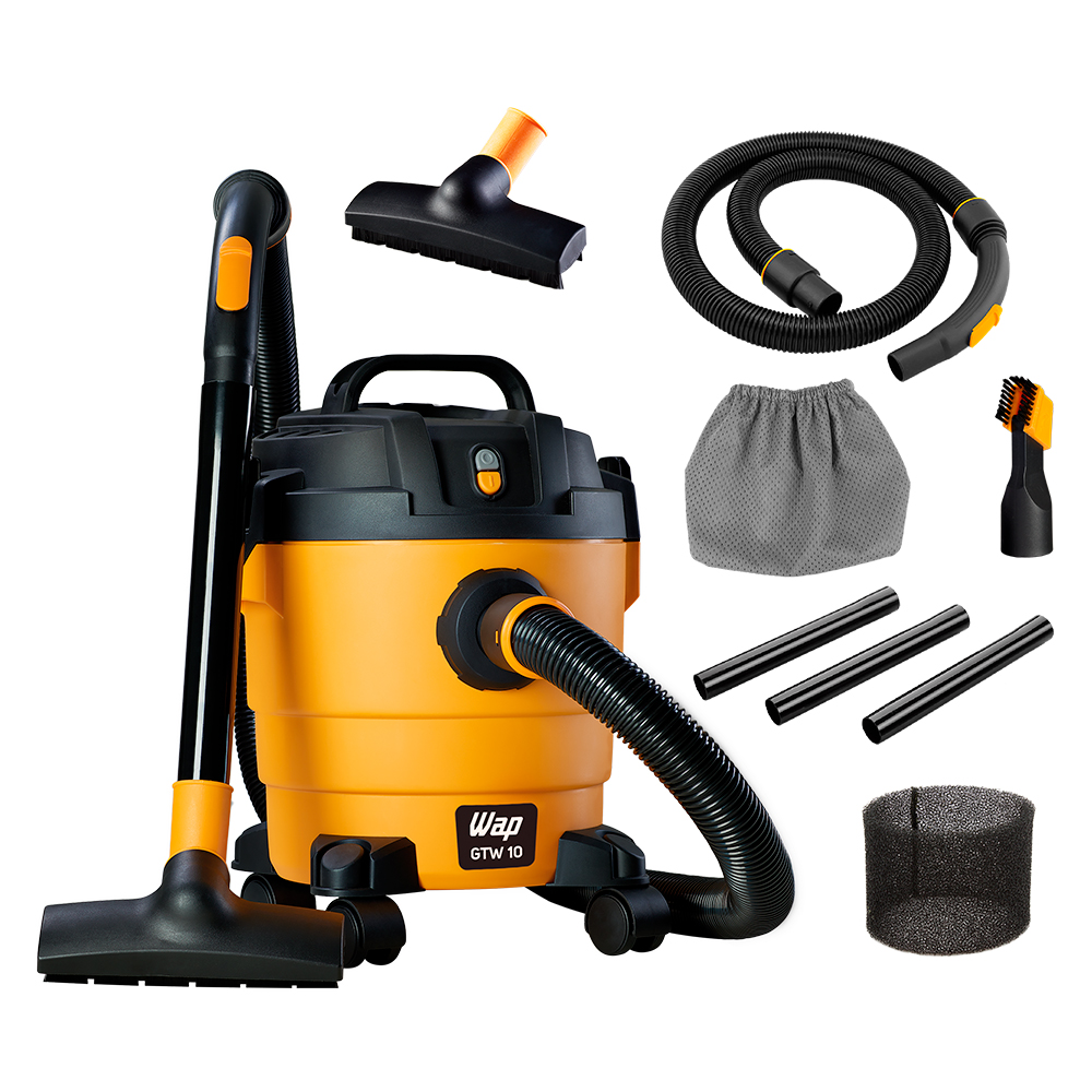 Aspirador Wap GTW10 PÑ³ e Ñgua 10L 1400W Filtro Removível Bocal de Sopro