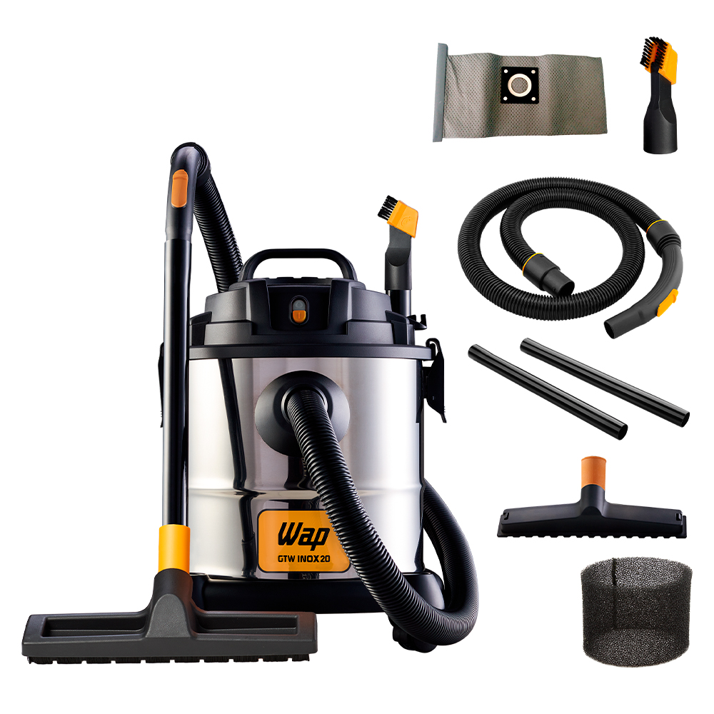 Aspirador Wap GTW20 PÑ³ e Ñgua 20L 1600W Filtro Removível Função Sopro