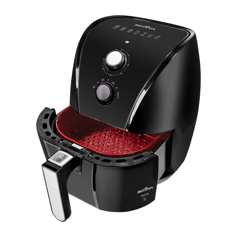Fritadeira Elétrica Air Fryer Britânia BAF45B 1500W Tecnologia Air Flow