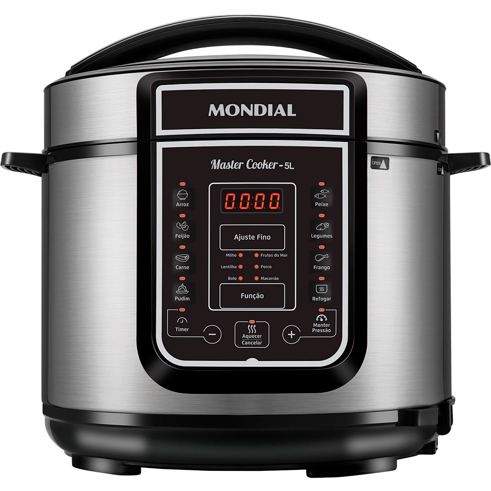 Panela de Pressão Elétrica Mondial MasterCooker 5L Digital Timer PE38
