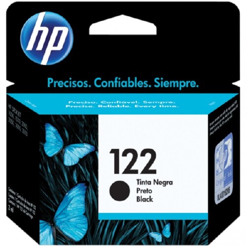 Cartucho de Tinta HP Preto NÂº122 Original até 120 Páginas CH561HB