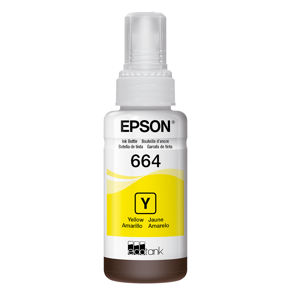Refil para Tanque de Tinta Epson Amarelo NÂº664 até 6.500 Páginas T664420-AL