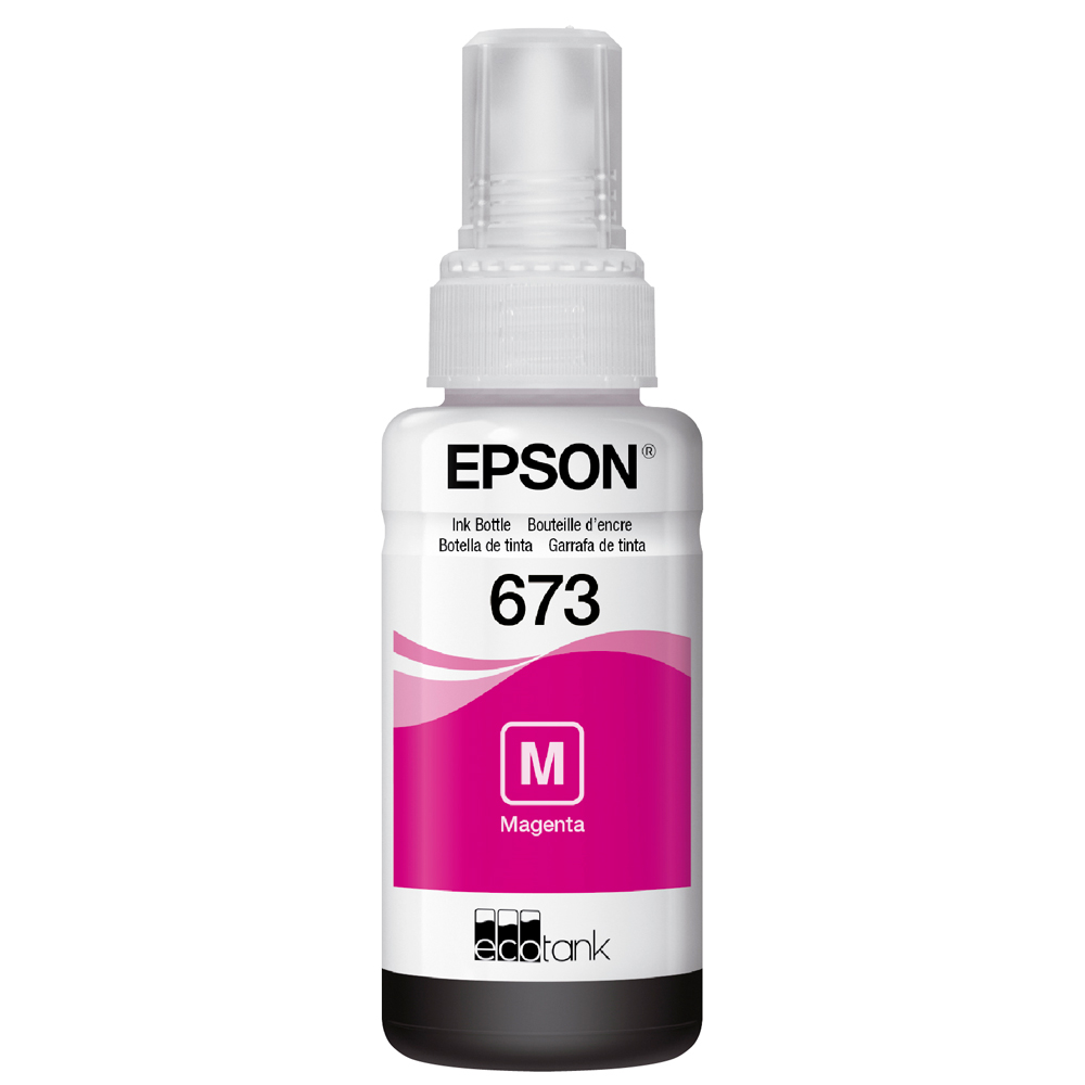 Refil para Tanque de Tinta Epson Magenta NÂº673 até 5.400 Páginas T673320-AL
