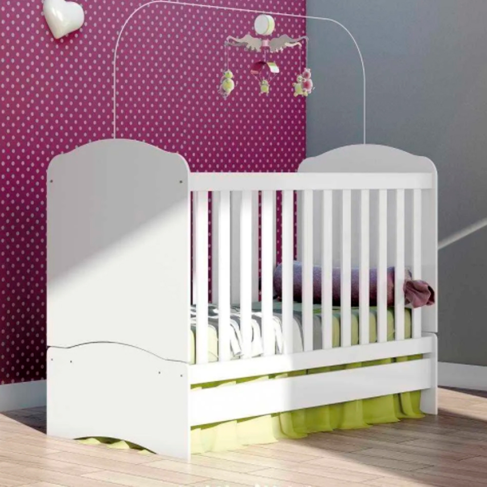 Berço Multifuncional Mini Cama Bala de Menta Henn