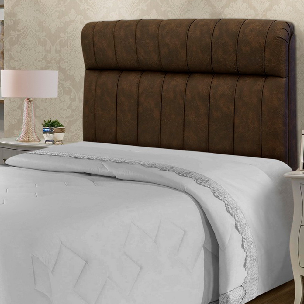 Cabeceira Casal 195cm Estofada Moscou DobuÑª