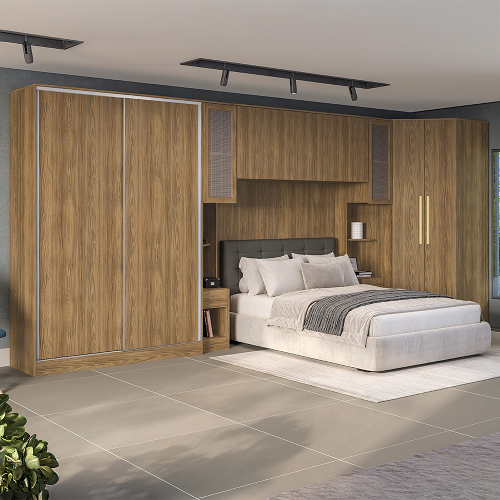 Quarto Modular Kappesberg Ñgata 06 peças 10 Portas