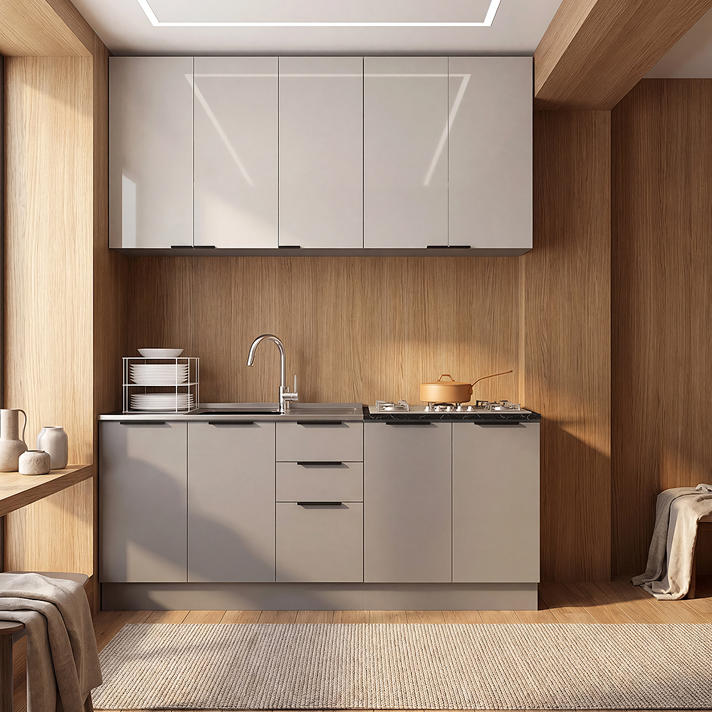 Cozinha Modulada 4 Peças 9 Portas 3 Gavetas Lumina Telasul