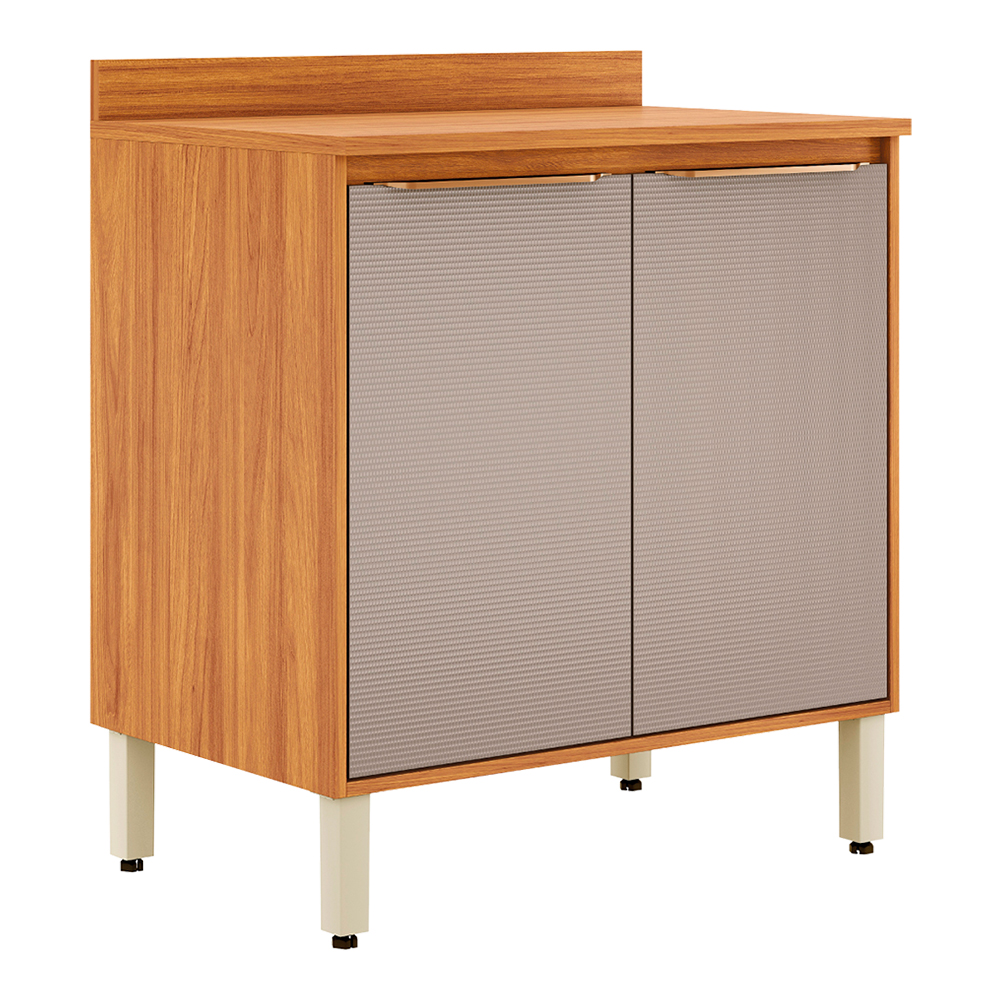 Balcão com Tampo 2 Portas 80cm Plena DemÑ³bile