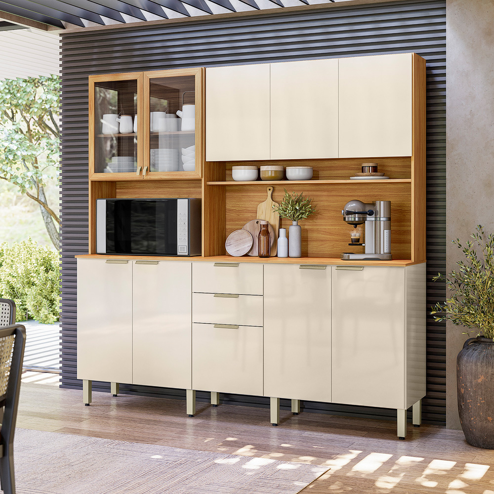 Cozinha Compacta 10 Portas 02 Gavetas Amora DemÑ³bile