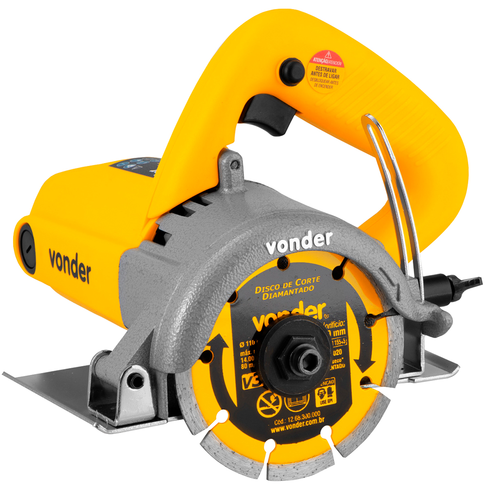 Serra Mármore Vonder 4.3/8" Polegadas 1300W SMV1300