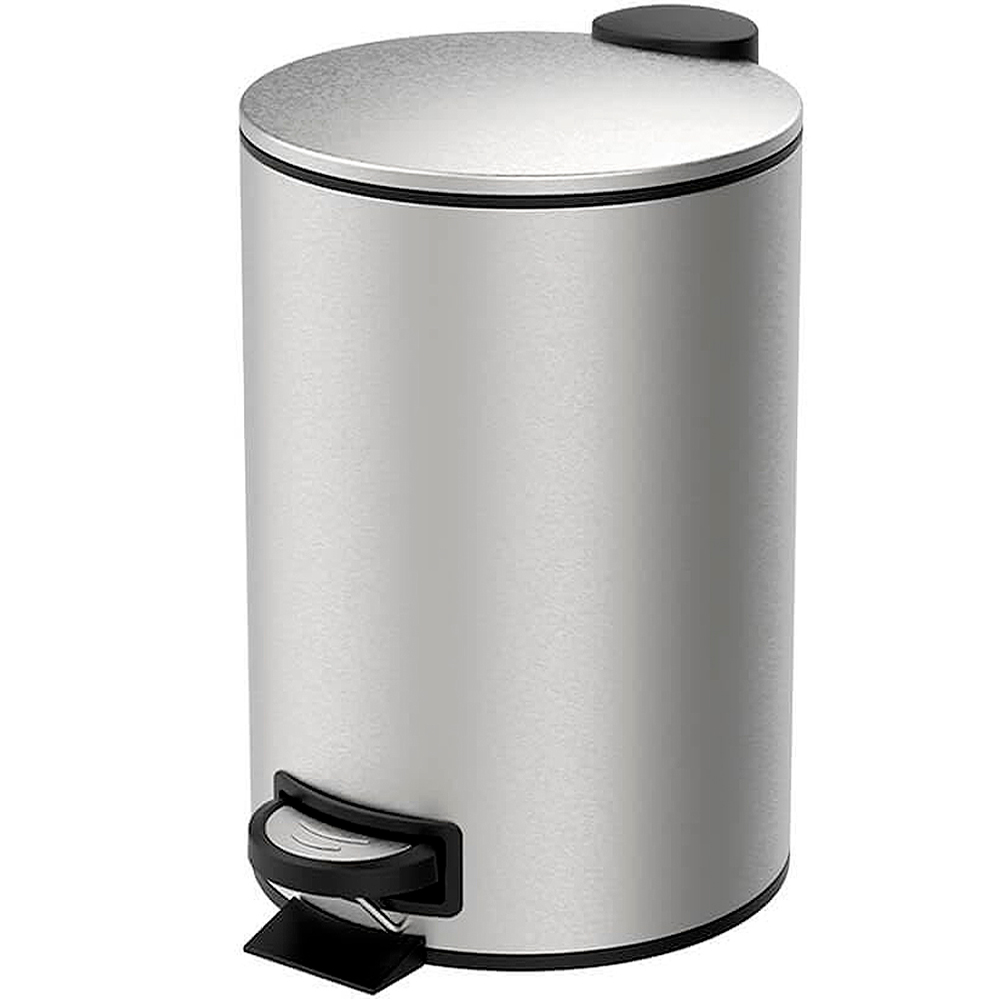 Lixeira 12L Aço Inox Com Pedal e Balde Interno Removível Brinox Spin