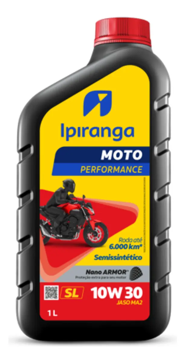 Ñleo Performance 10w30 API SL JASO MA2 Ipiranga 1L