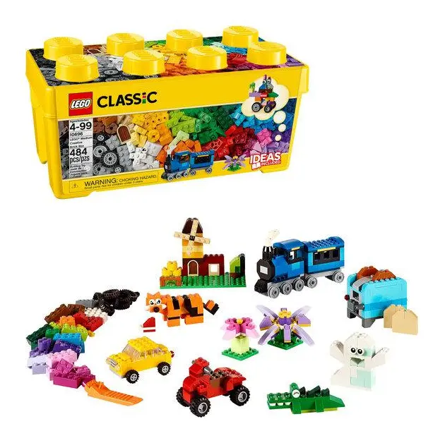 LEGOÂ® Classic Caixa Média de Peças Criativas; 484 peças em 35 cores