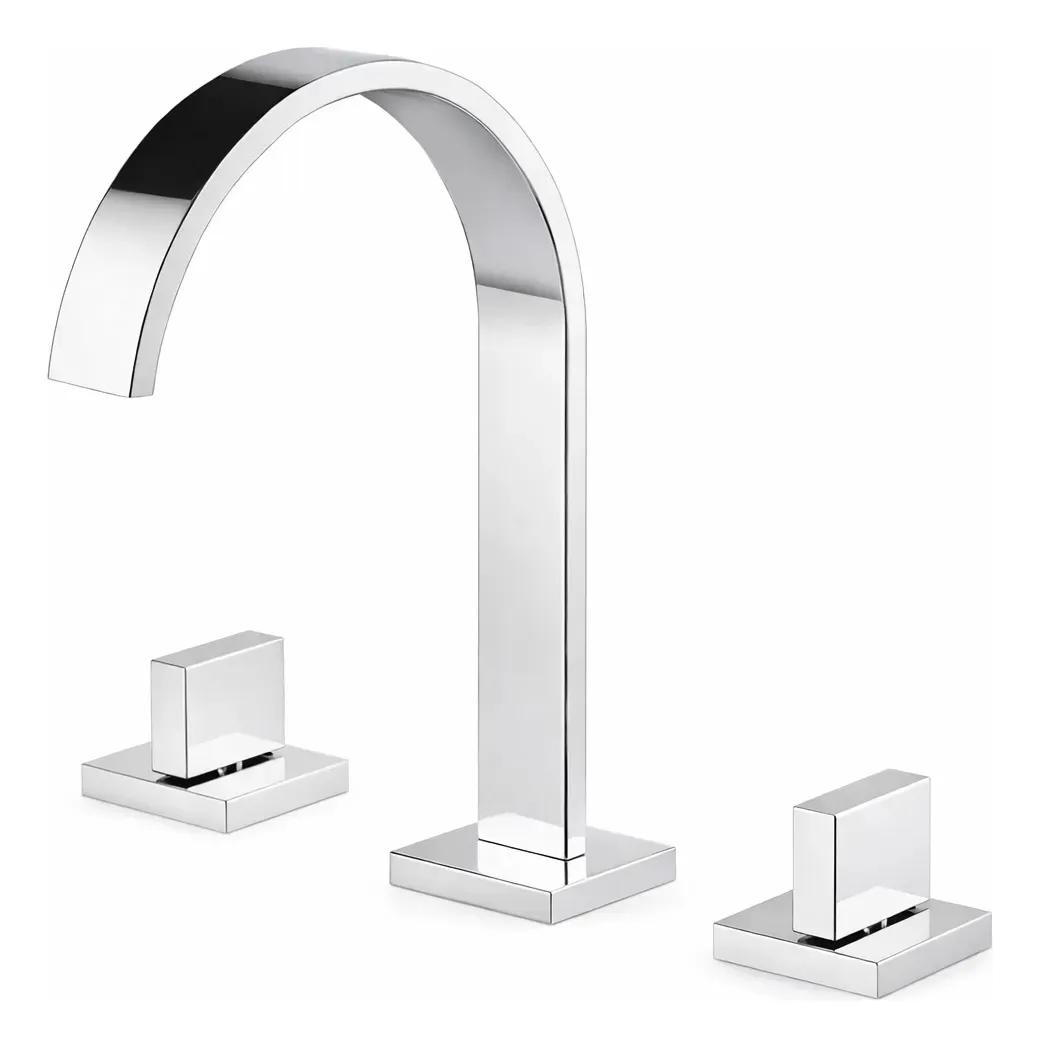 Torneira Misturador LavatÑ³rio Slim Bicomando Luxo Cromado