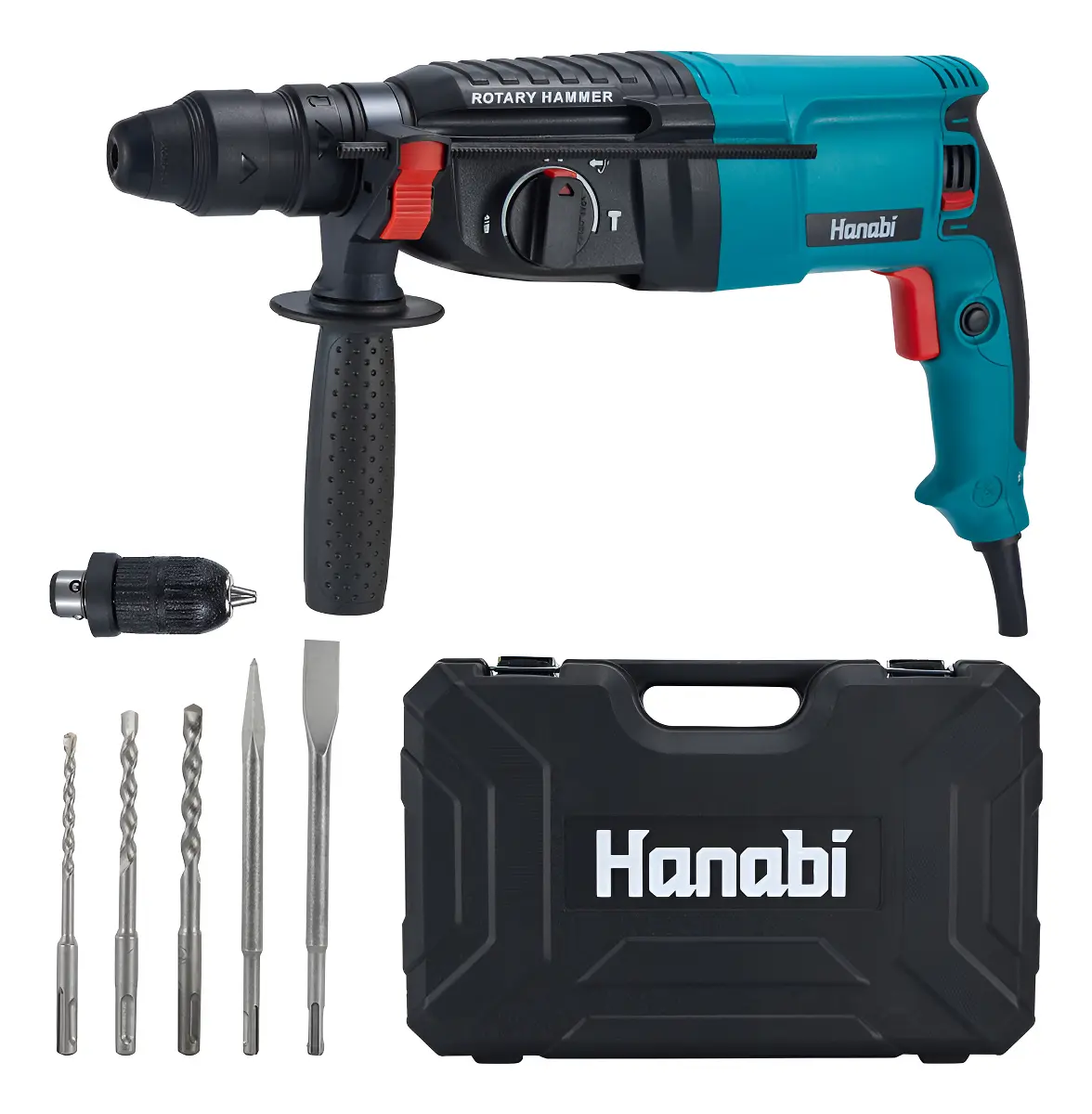 Martelete Perfurador Rompedor Professional 26mm 1300w Sds Cor Azul-petrÑ³leo FrequÑªncia 60