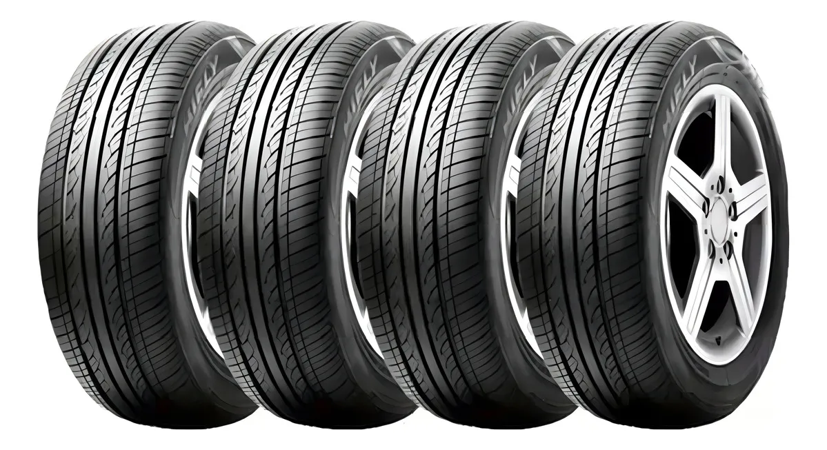 Jogo Pneu Hifly Aro 13 175/60r13 Hf-261 77h Ñndice De Velocidade H
