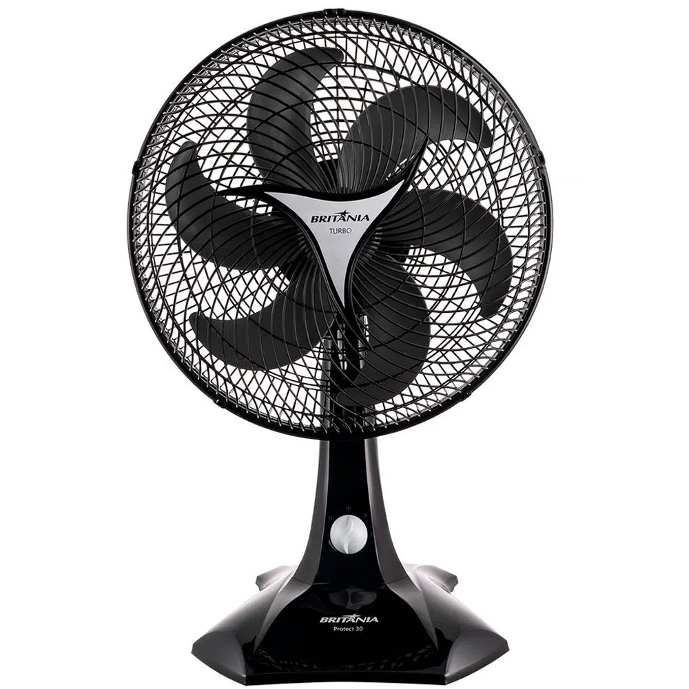 Ventilador de Mesa Britânia Protect Six 30cm 6 Pás 3 Velocidades 60W