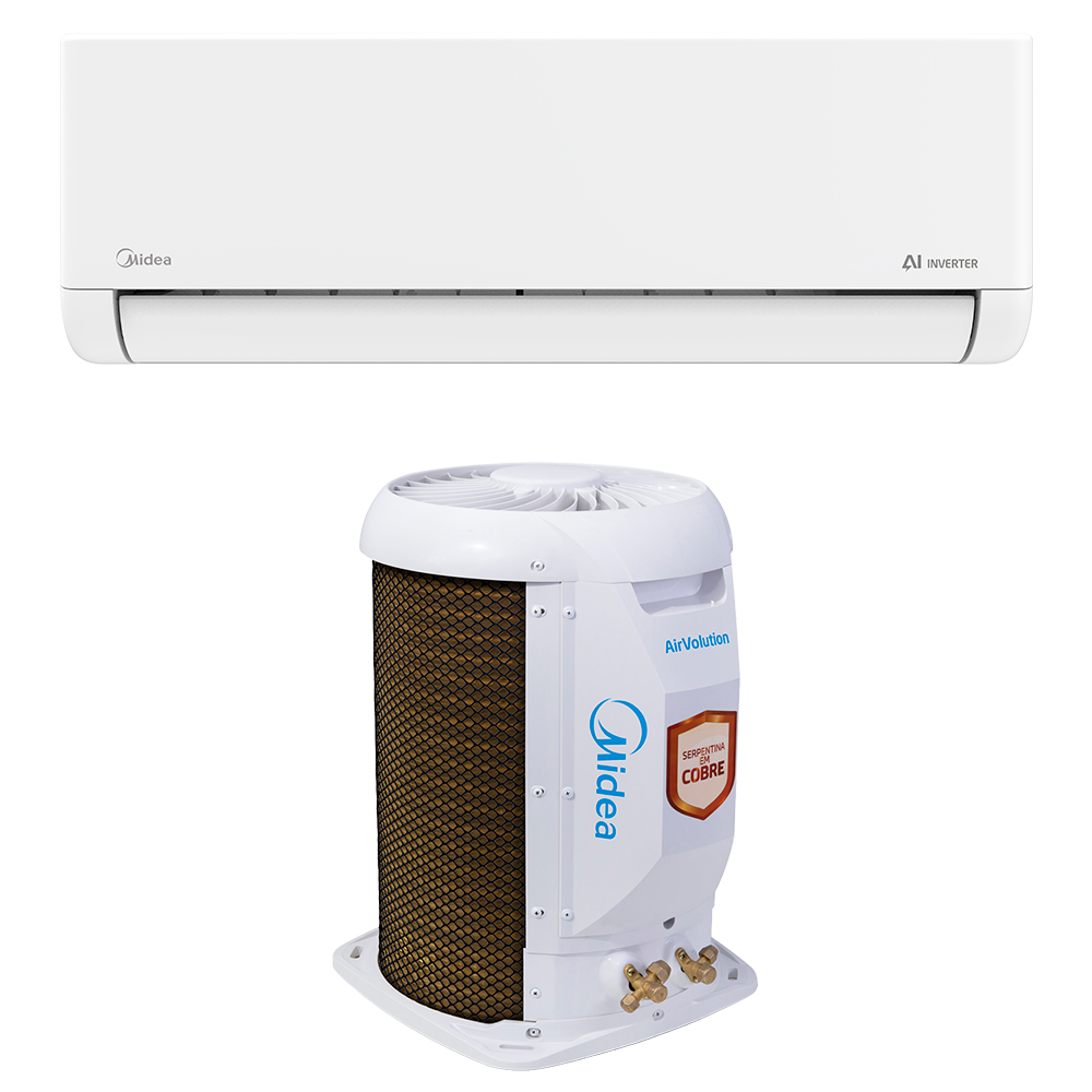 Ar-Condicionado Split Inverter 9.000 BTUs AirVolution Springer Midea Frio