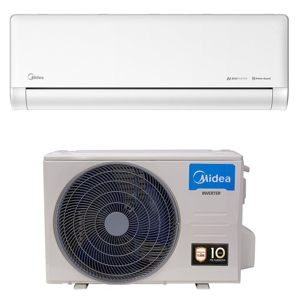 Ar-Condicionado 12.000 BTUs inverter Ecomaster Springer Midea Quente e Frio