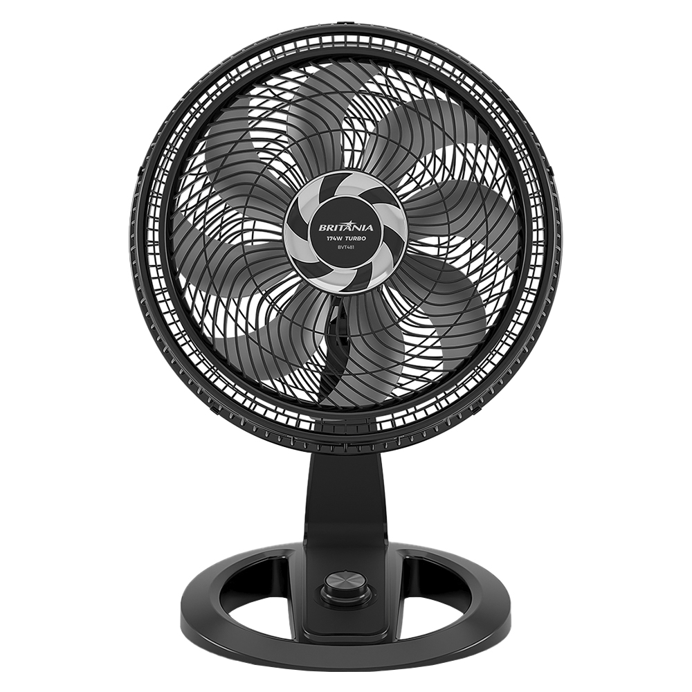Ventilador de Mesa Britânia Maxx Force 47cm 8 Pás 3 Velocidades 174W BVT481